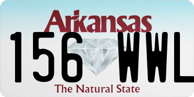 AR license plate 156WWL