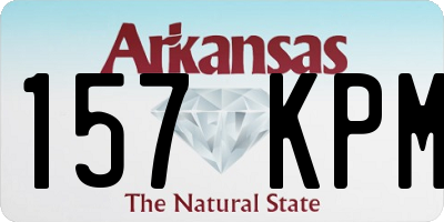 AR license plate 157KPM