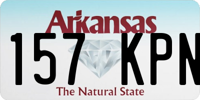 AR license plate 157KPN