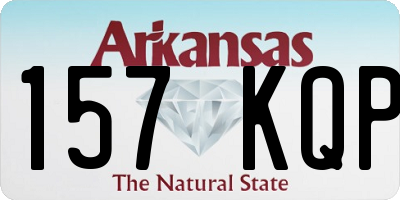 AR license plate 157KQP