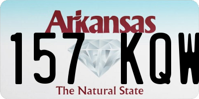AR license plate 157KQW