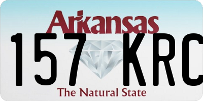 AR license plate 157KRC