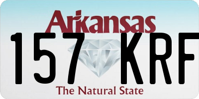 AR license plate 157KRF
