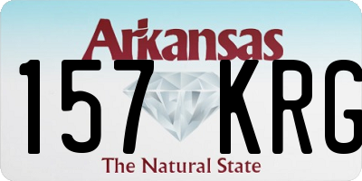 AR license plate 157KRG