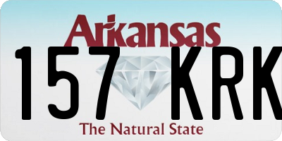 AR license plate 157KRK