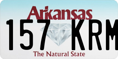 AR license plate 157KRM