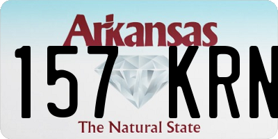 AR license plate 157KRN