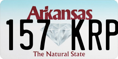 AR license plate 157KRP