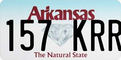 AR license plate 157KRR