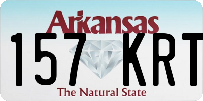 AR license plate 157KRT