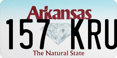 AR license plate 157KRU