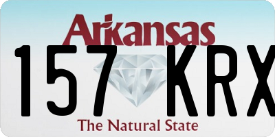 AR license plate 157KRX