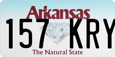 AR license plate 157KRY