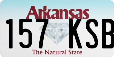 AR license plate 157KSB