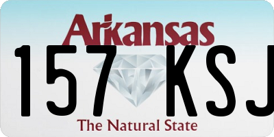 AR license plate 157KSJ