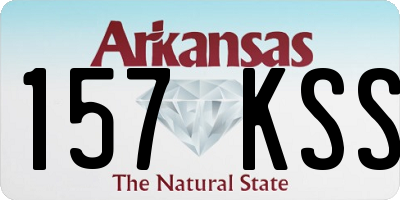AR license plate 157KSS