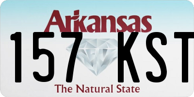 AR license plate 157KST