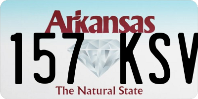 AR license plate 157KSV