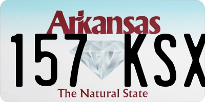AR license plate 157KSX