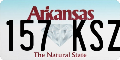 AR license plate 157KSZ