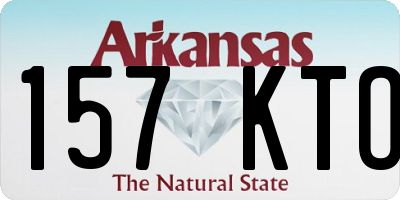 AR license plate 157KTO