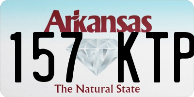 AR license plate 157KTP