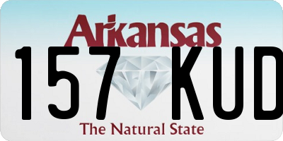 AR license plate 157KUD