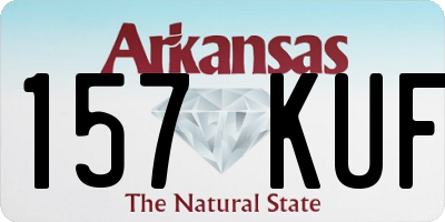 AR license plate 157KUF