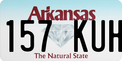 AR license plate 157KUH