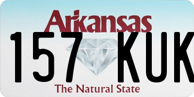AR license plate 157KUK