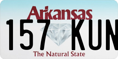 AR license plate 157KUN