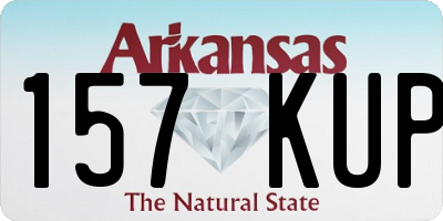AR license plate 157KUP