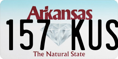 AR license plate 157KUS