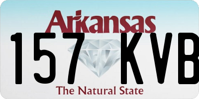 AR license plate 157KVB