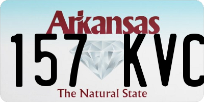 AR license plate 157KVC