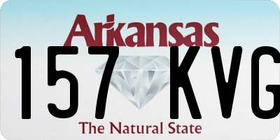 AR license plate 157KVG