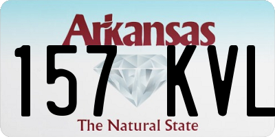 AR license plate 157KVL