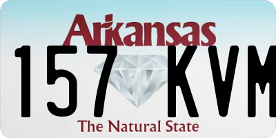 AR license plate 157KVM