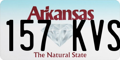 AR license plate 157KVS