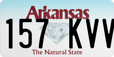AR license plate 157KVV