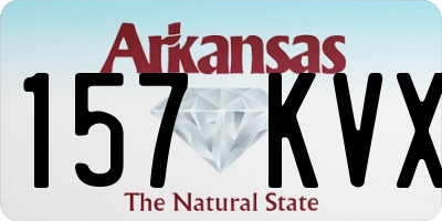 AR license plate 157KVX