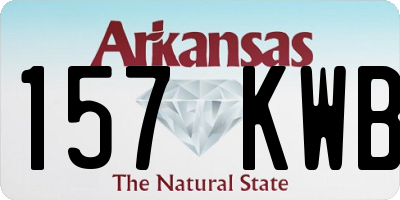 AR license plate 157KWB