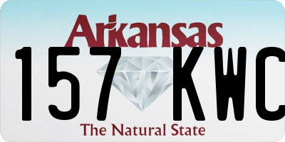 AR license plate 157KWC