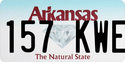 AR license plate 157KWE