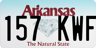 AR license plate 157KWF