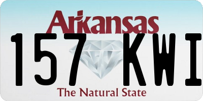 AR license plate 157KWI