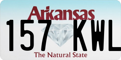 AR license plate 157KWL