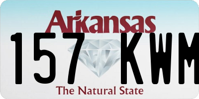 AR license plate 157KWM