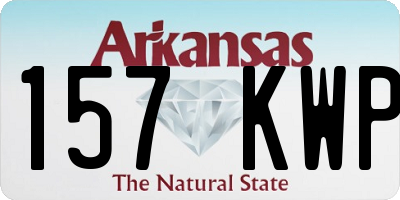 AR license plate 157KWP