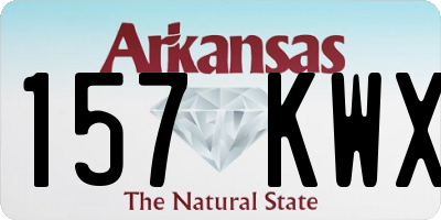AR license plate 157KWX